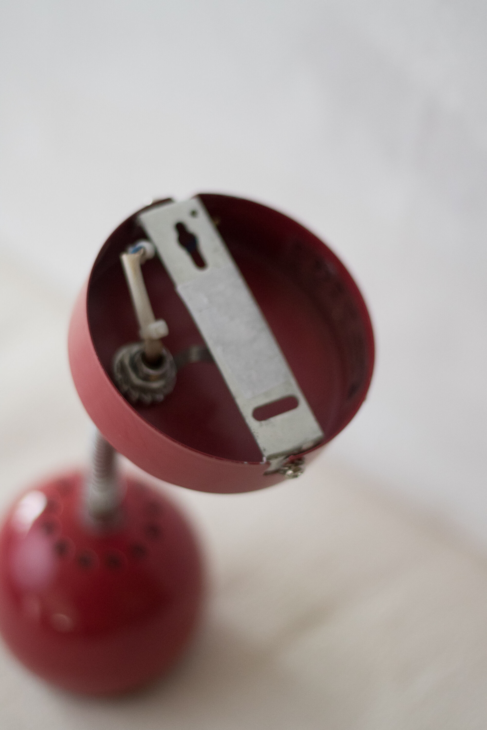 Small eyes ball period wall light space age