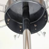 Chrome parrot coat rack