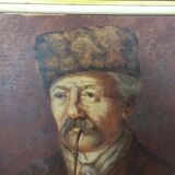 Portrait old man with pipe