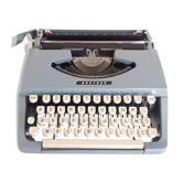 Machine write pastel blue Brother vintage 60s