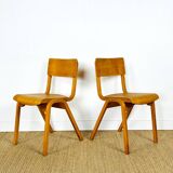 2 chaises d’écolier 1960