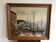 Marine painting boats in port