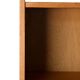 Scandinavian oak bookcase cabinet