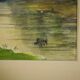 Watercolour riverbank by J. Richard 1975