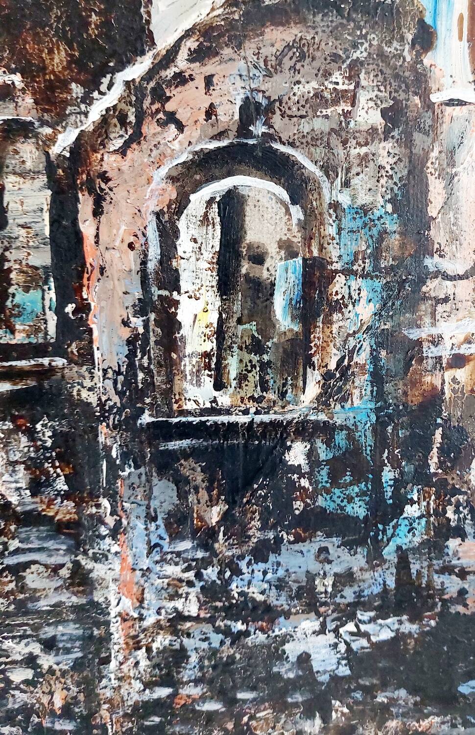 Nocturnal oil painting