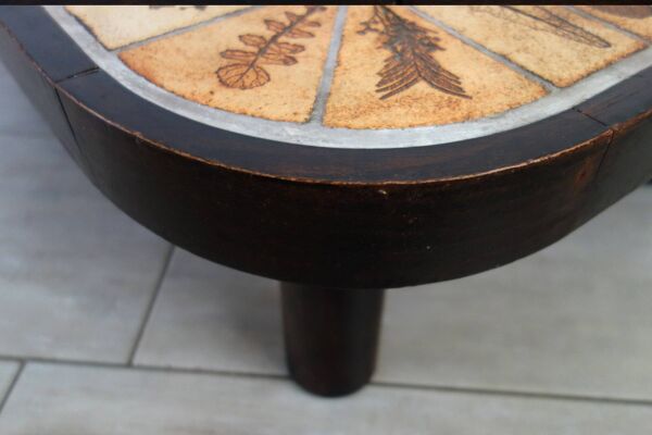 Table Basse Herbier par Roger Capron, Vallauris, 1970s