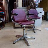 Radiofreccia swivel office chairs by Gastone Rinaldi - 1970s