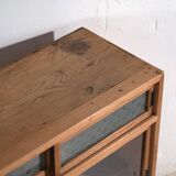 Old Japanese cedar wardrobe – Taishō / Shōwa period (c. 1912-1945) #32