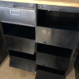 Ronéo furniture with industrial metal wood valves