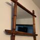 Rattan bamboo mirror from the 50s-60s