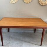 Vintage extendable teak table
