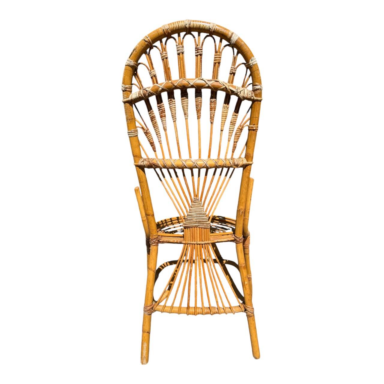 Bamboo and Rattan Chair by Dirk Van Sliedregt for Rohe Noordwolde