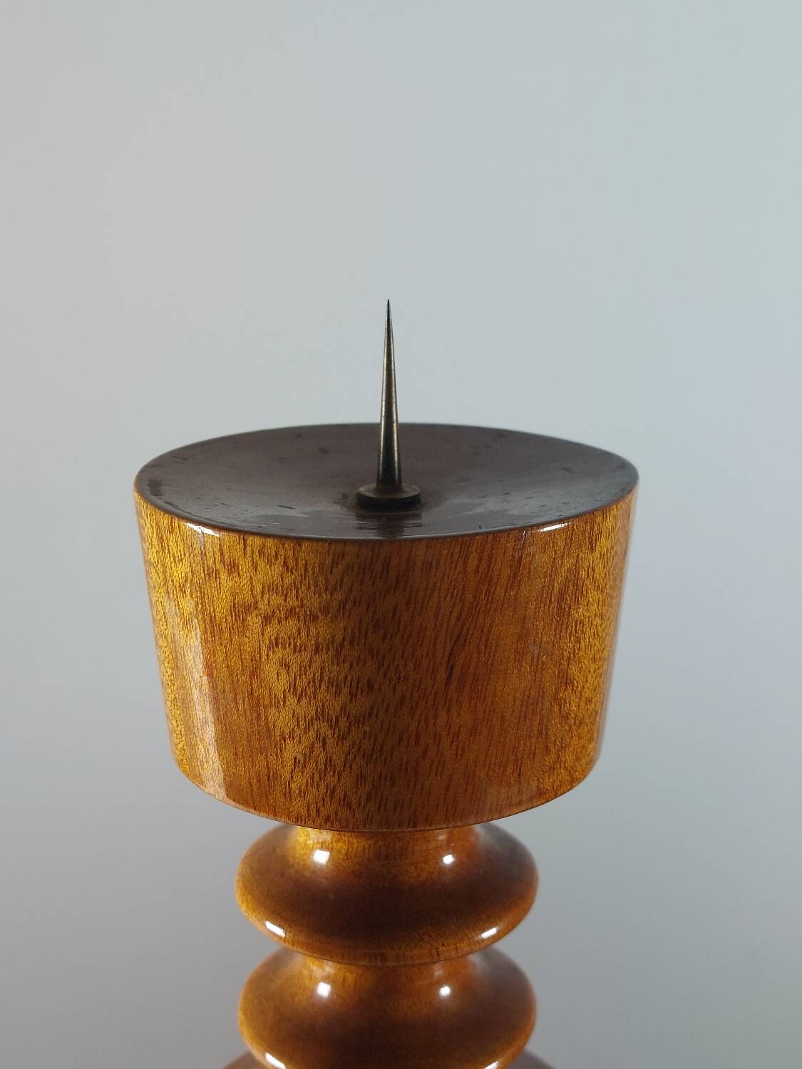 Vintage candle holder in an organic shape from the 1950s.