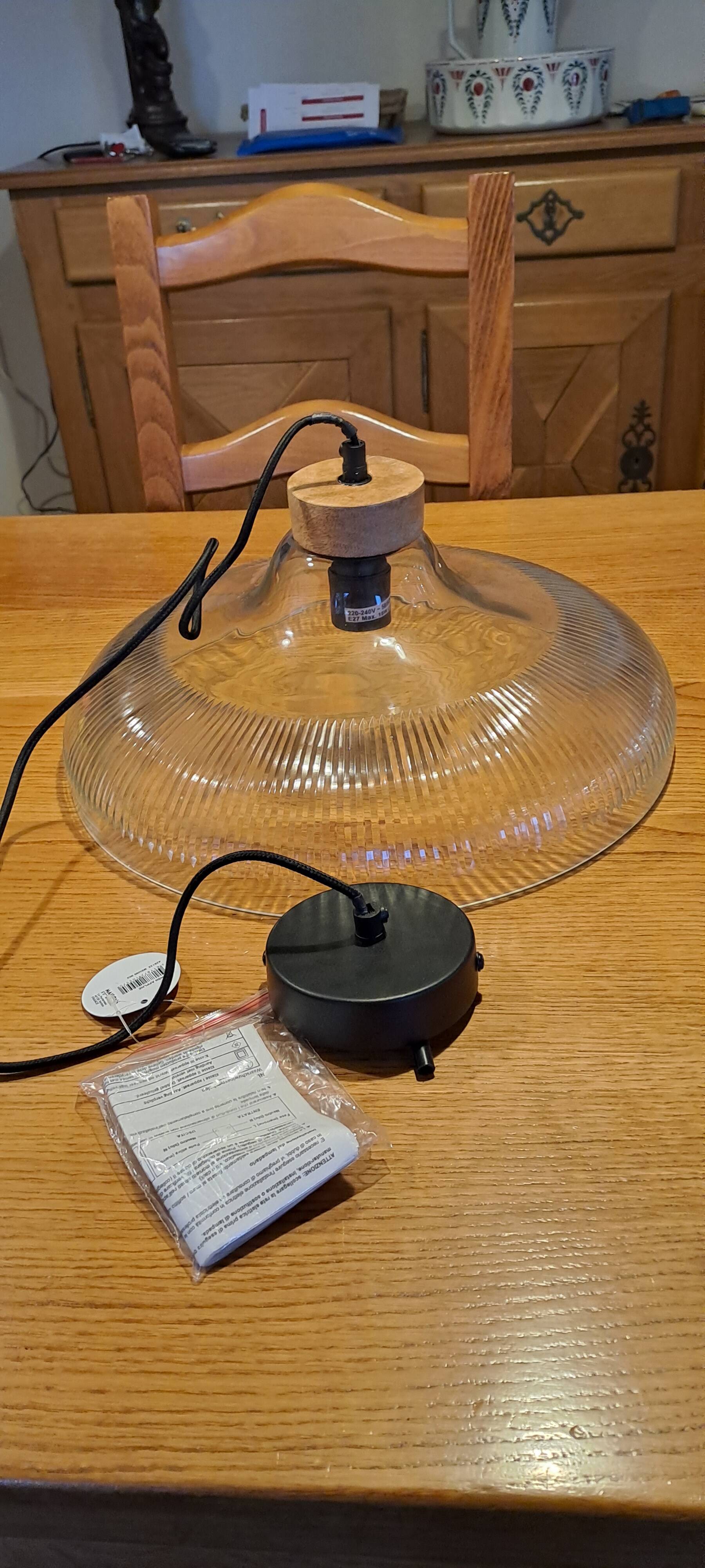 New Maison du monde industrial pendant light