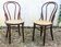 Two Thonet chairs Romania model Charlie Chaplin from the 1950s/60s.