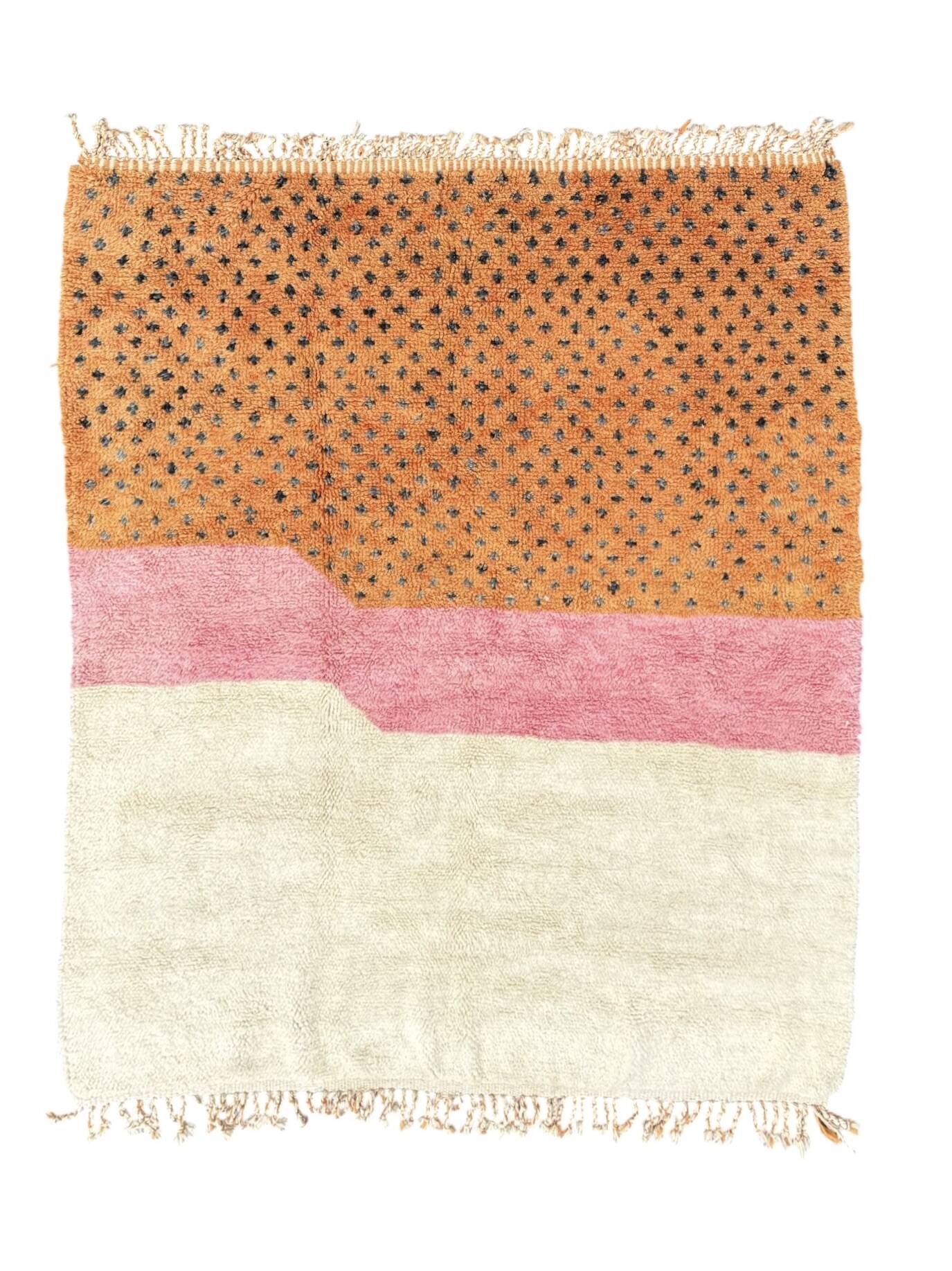 Modern Moroccan Berber wool rug