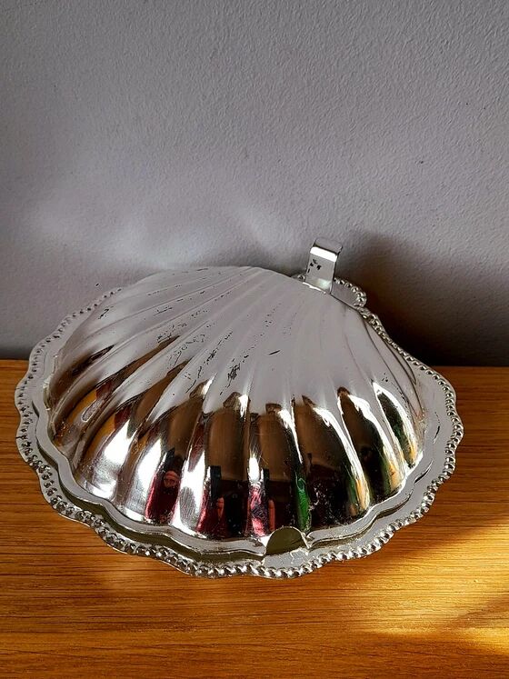 Beurrier coquillage en inox