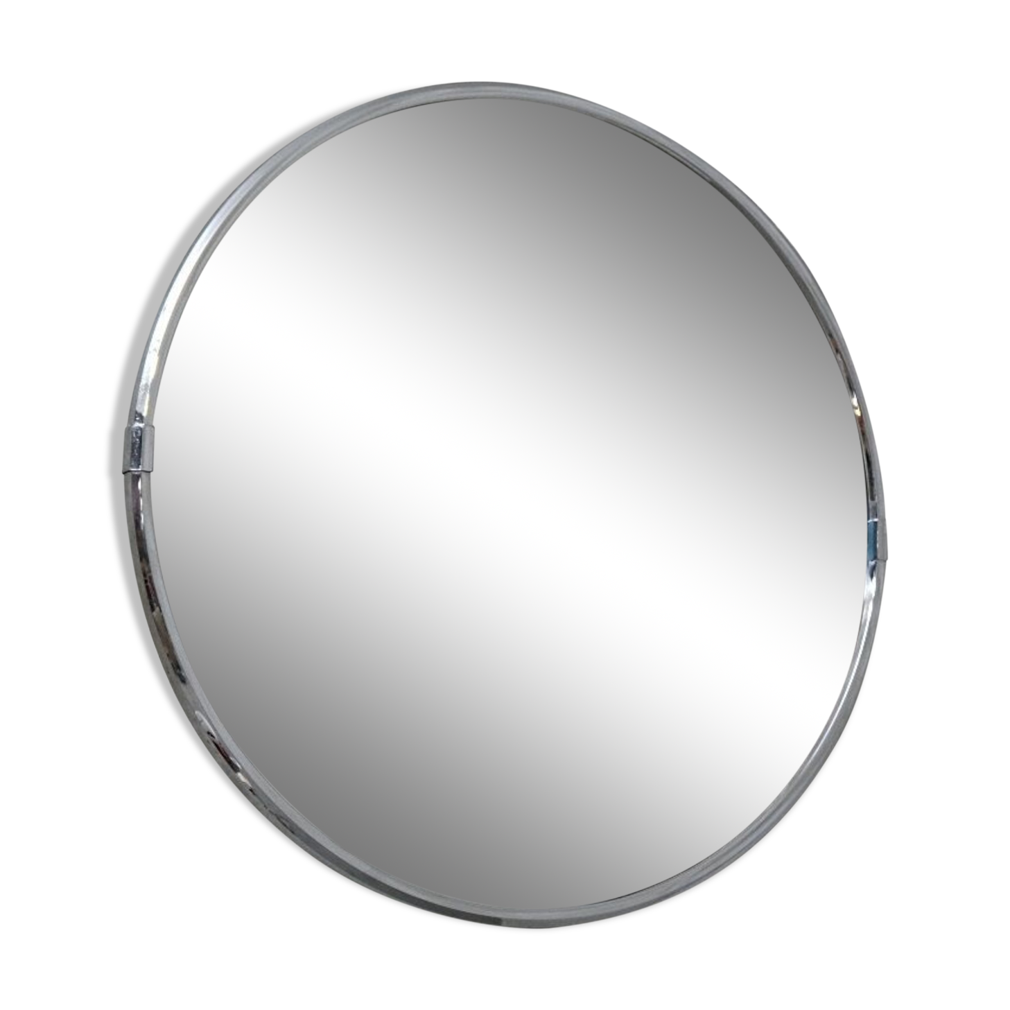 Italian Chromed Mirror, 1970s
