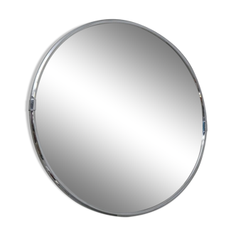 Italian Chromed Mirror, 1970s