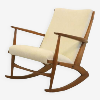 Cube boomerang rocking chair by Søren Georg Jensen