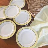 Vichy dessert plates