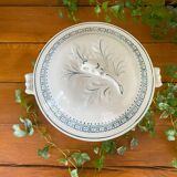 Antique earthenware soup tureen from Saint-Amand (North)