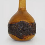 Jacaranda wood vase from the 80s