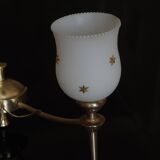 Pair of brass applique Maison Lunel