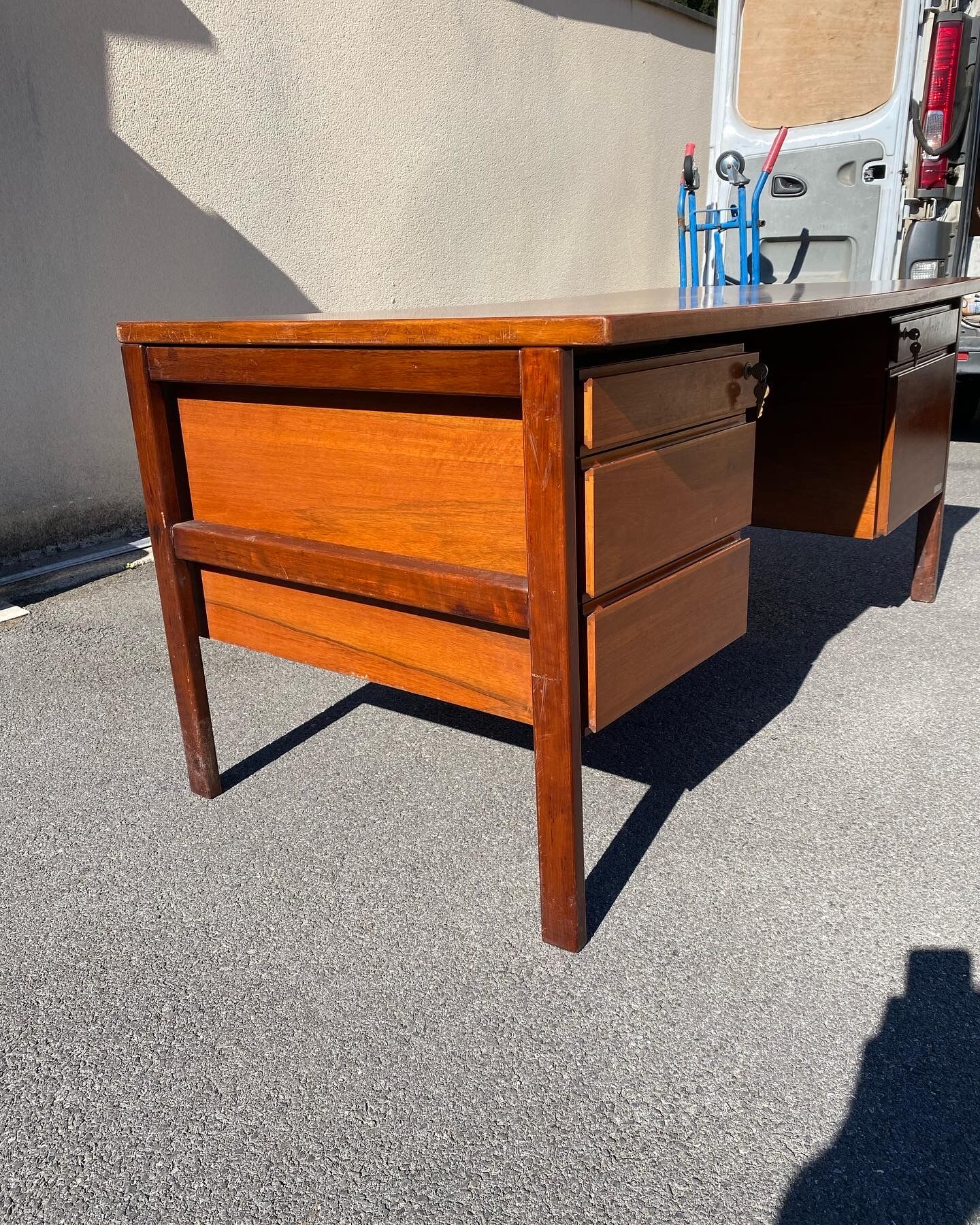 Scandinavian teak desk