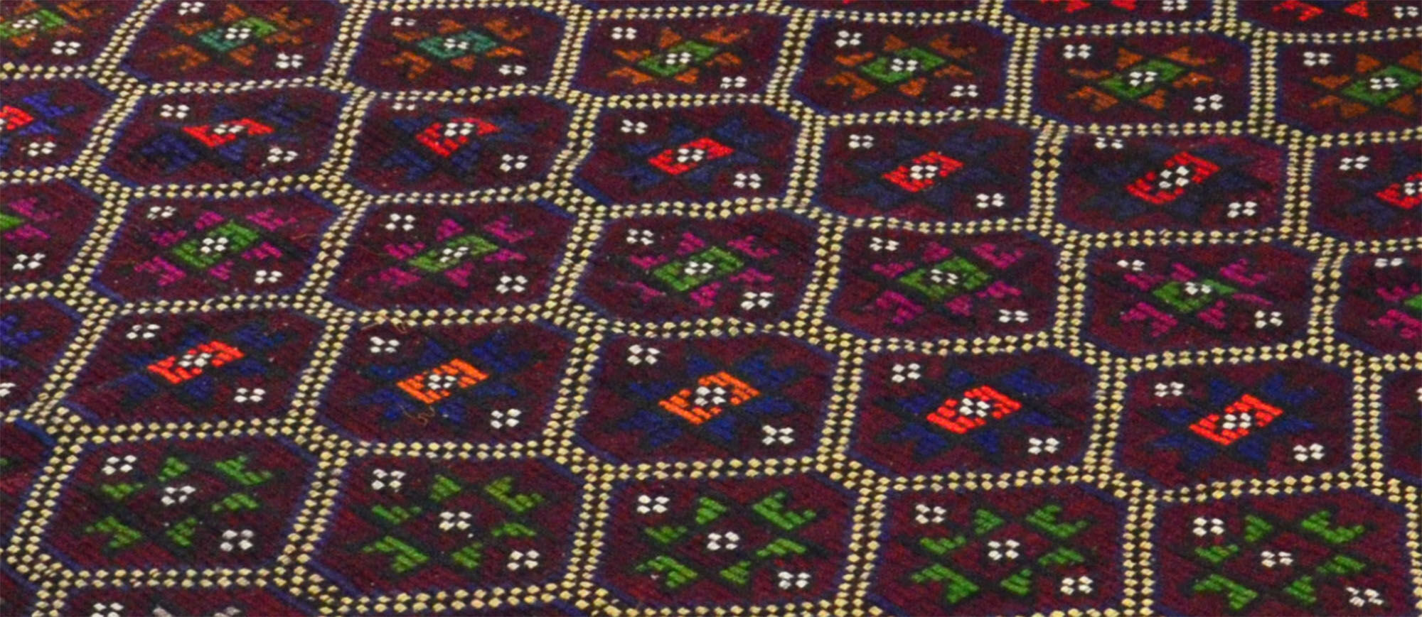 Anatolian handmade kilim rug 291 cm x 180 cm