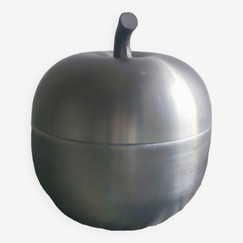 Apple ice bucket Brushed metal
