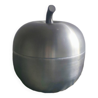 Apple ice bucket Brushed metal