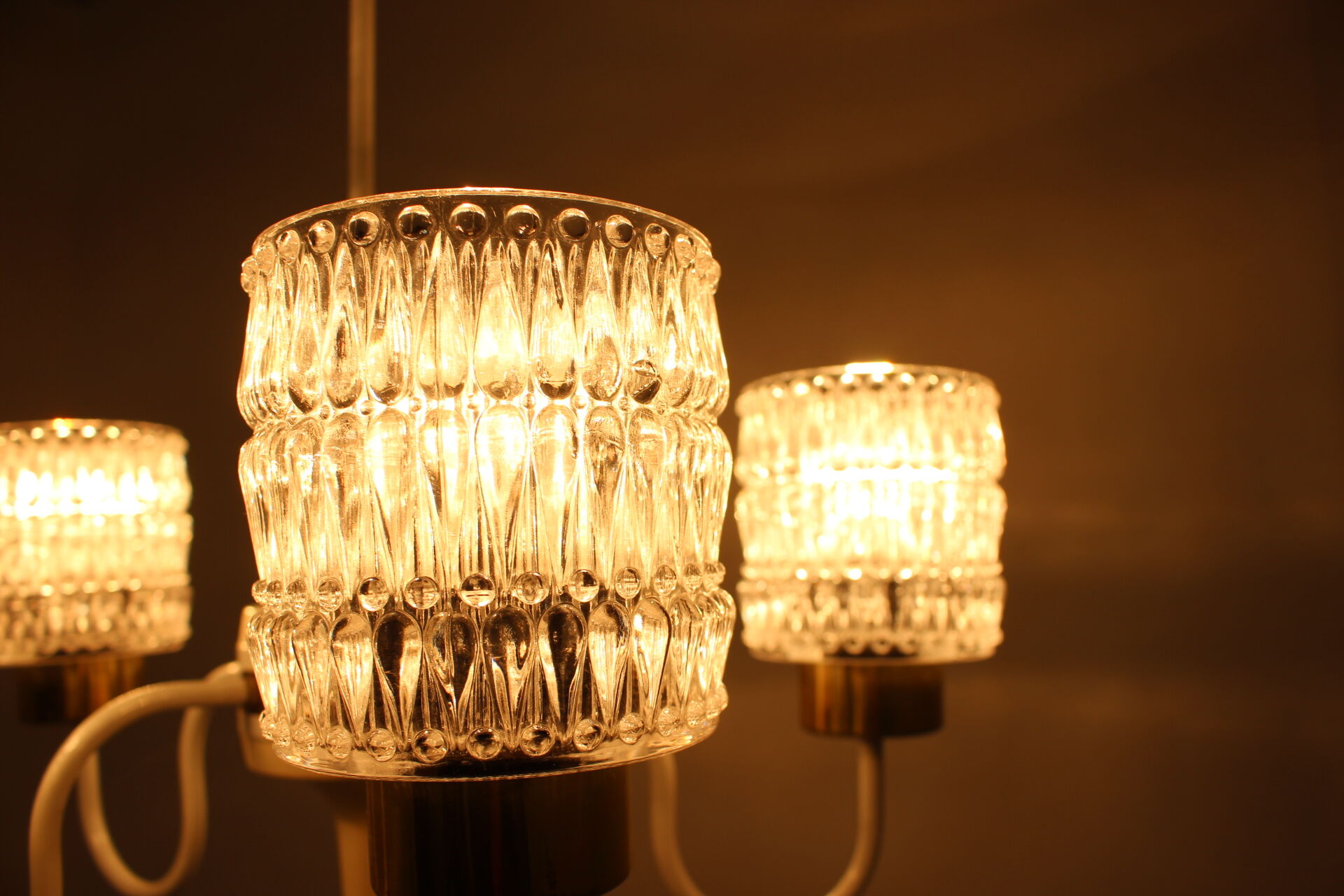 Mid-century chandelier by Kamenicky  Senov,1970‘s.