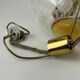 1960's 1970's brutalist ceiling lamp pendant lamp brass & murano glass