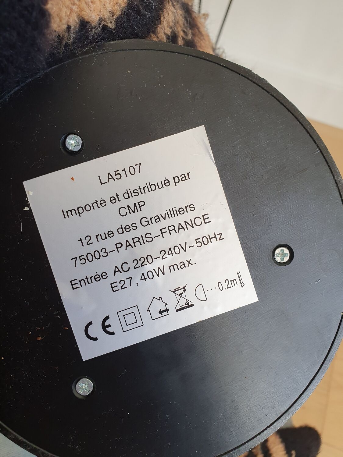 Memphis balance lamp