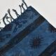 Blue Black Antique Turkish Runner Rug, 79x342Cm