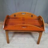 Mahogany boat coffee table