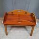 Table basse de bateau en acajou