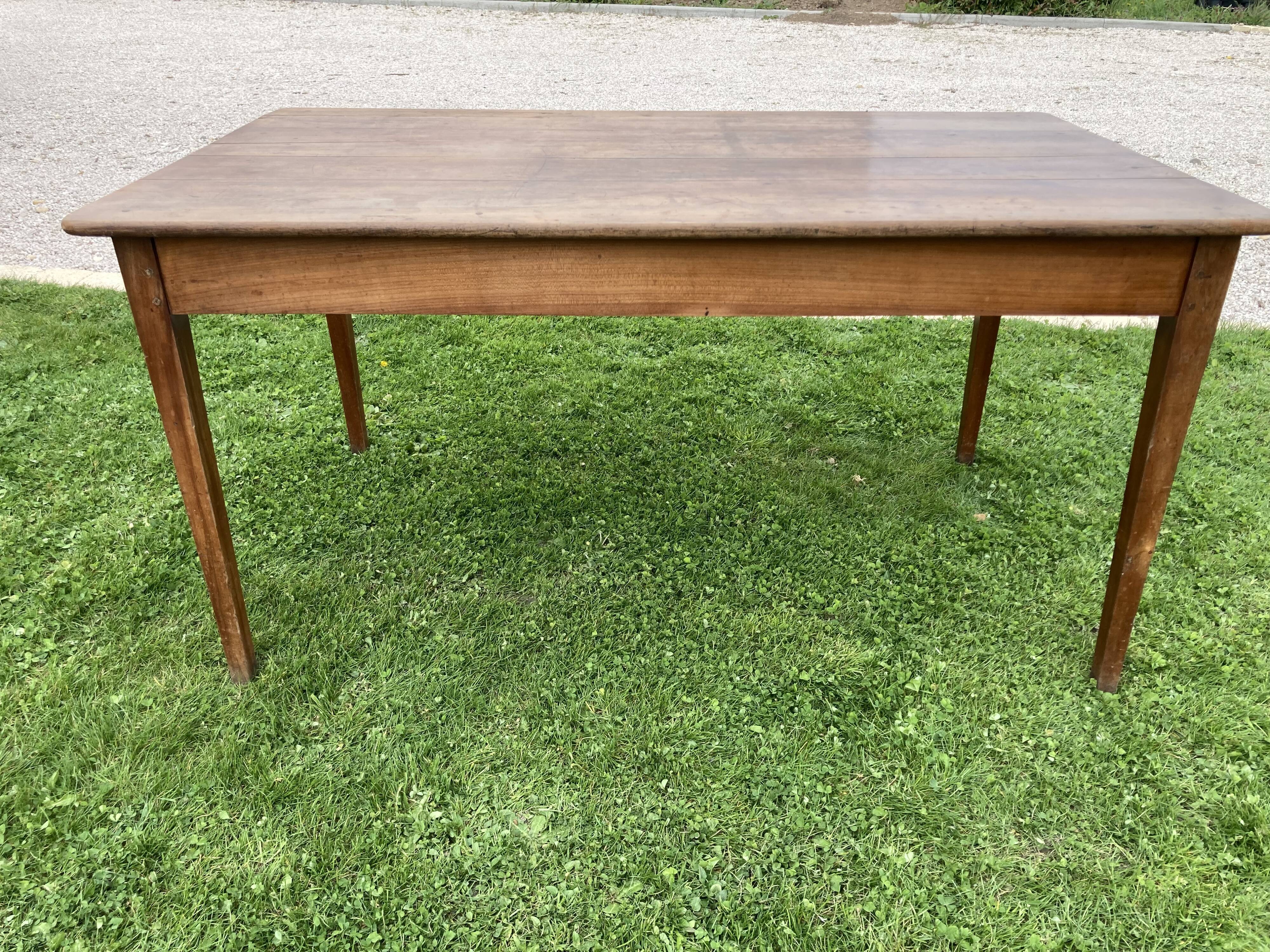 Cherry farm table