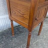 Nightstand, black bedside table