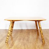 Vintage coffee table legs compass