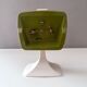 Green Space Age alarm clock with base by "Peter Germany",  NOS, 70's interior