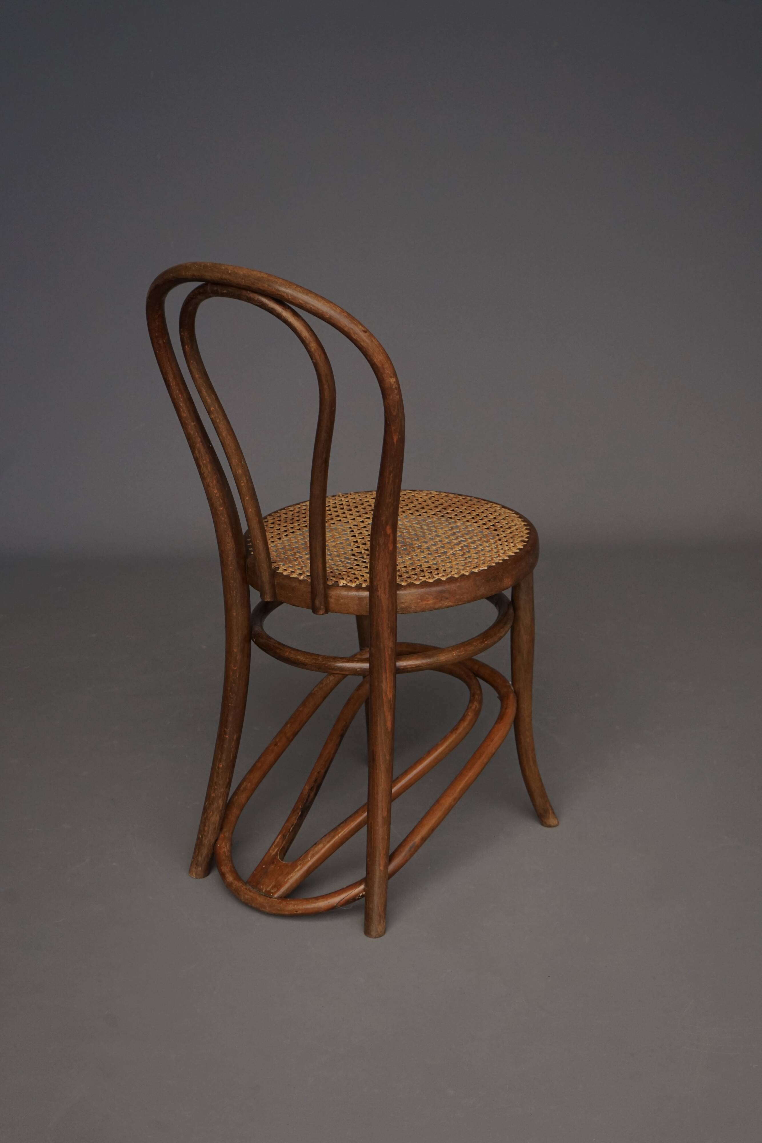 Chaise d'Appoint Boot-Jack de Gebrüder Thonet Vienna GMBH, années 1880