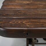 Vintage industrial gear coffee table, 1950s