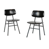 Mid-Century Minimalist Dining / Desk Chairs, Set of 2