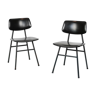 Mid-Century Minimalist Dining / Desk Chairs, Set of 2