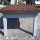 Old grey ceruse coffee table