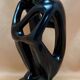 African soapstone statue representing 2 lovers, made in Kenya and