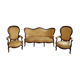 Ensemble de salon Napoléon III – canapé et 2 fauteuils, XIXᵉ siècle