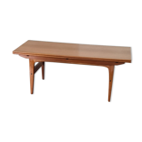 Vintage teak Danish Design adjustable table by Trioh Denmark .